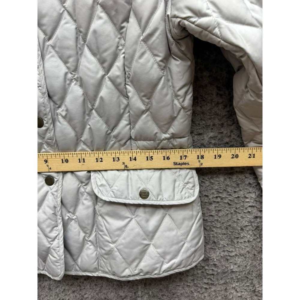 Eddie Bauer EB 550 Fill Power Goose Down Quilted Jacket Grey Womens Size M - Picture 12 of 15